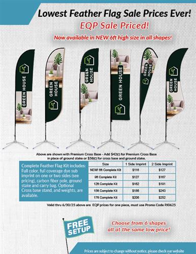 Lowest Feather Flag Sale