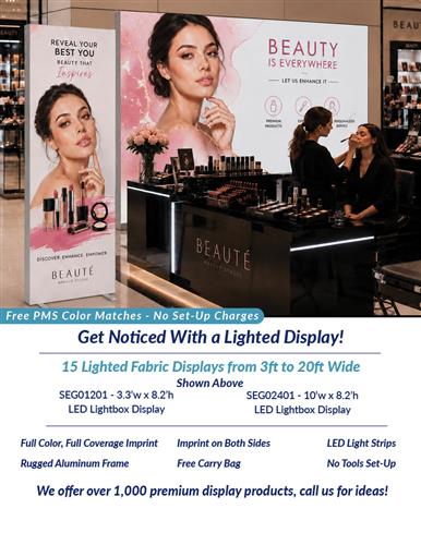 New Fabric Lighted Displays from DMP