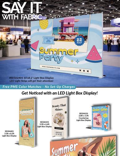 Get Noticed With LED Lightbox Displays