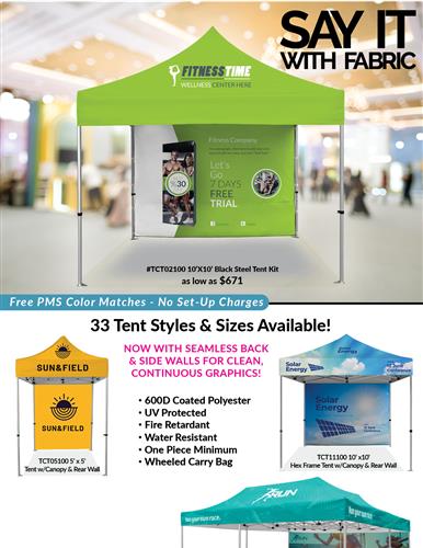 Say It with Fabric - 33 Tent Styles