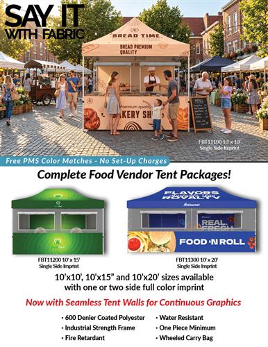Complete Food Vendor Tent Packages