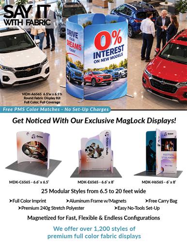 New Exclusive MagLock Magnetized Displays