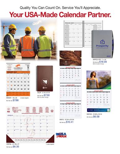 Your USA-Made Calendar Partner for 2027