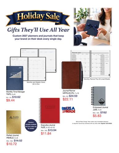 Holiday Sale: 2027 Planners &amp; Journals at EQP