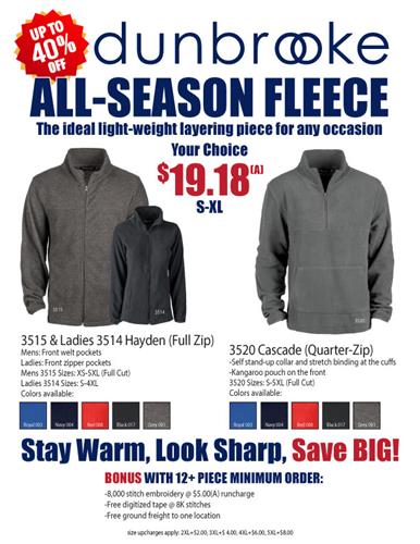 LOOK AT IT! All Season Fleece Are Here!