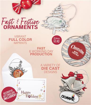 Fast and Festive Holiday Ornaments