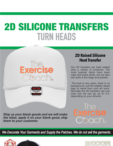 2D Silicone Transfers Turn Heads