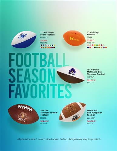 Score Early on Footballs!