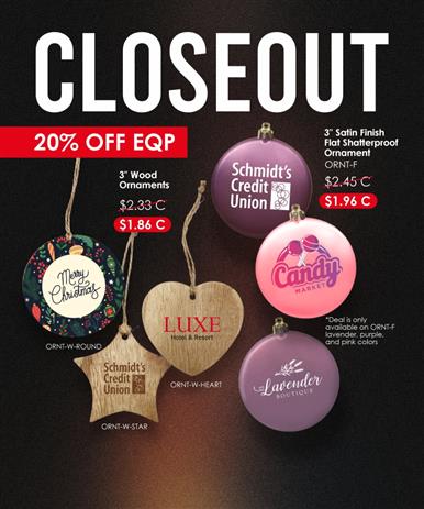 Festive Favorites, Ornaments for Your Brand!