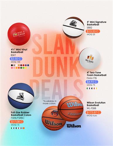 Slam Dunk Basketball Giveaways!