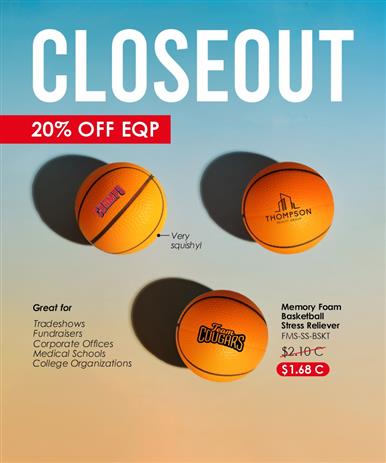 Get 20% off on Basketball Stress Relievers!