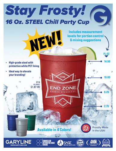 NEW! Steel Chill Party Cups - Upgrade Your Branding Game!