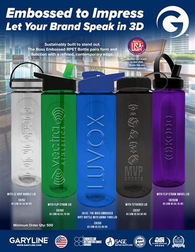 Elevate Your Promo with The Boss Embossed Bottle