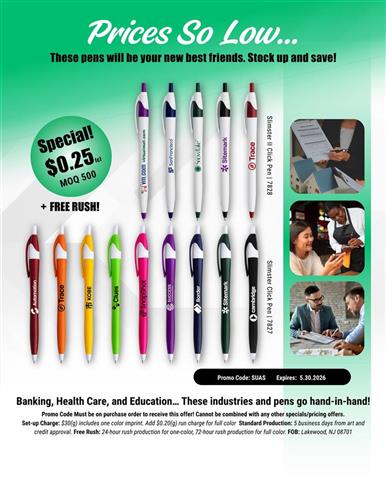 Prices so low... these pens will be your new best friends!