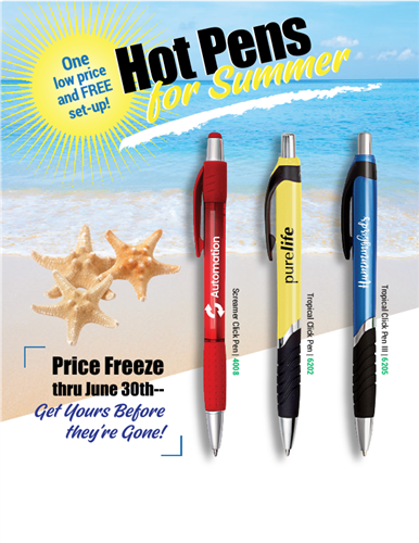 Hot Pens for Summer