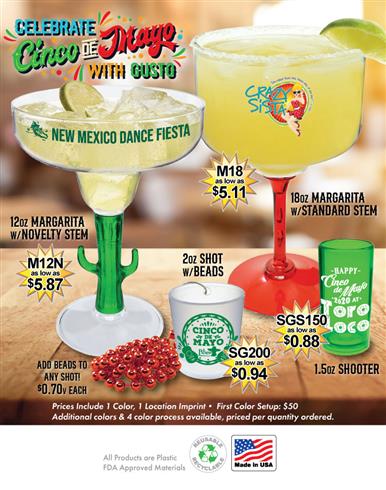 Your Cinco de Mayo Drinkware Headquarters 🎉