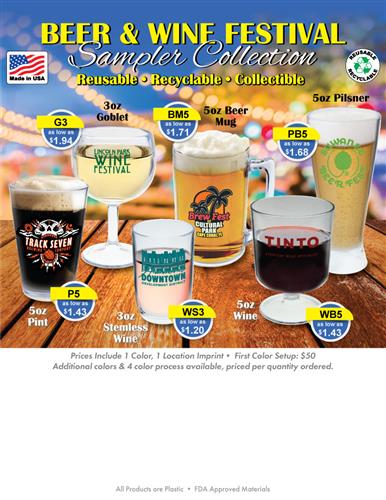 Pour, Sample, Repeat 🍺🍷 Festival Cups Are Here