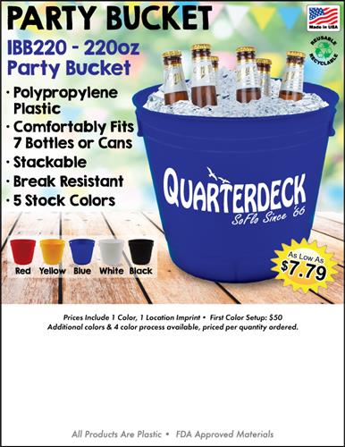 The Ultimate Outdoor Bar Bucket - Made in the USA!