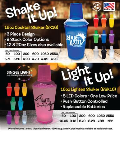 Go Classic or Light It Up - Cocktail Shakers Your Way 🍸✨