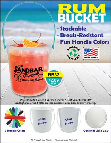 Best Selling Rum Bucket - Made in the USA!