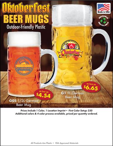 Your #1 Stop for Oktoberfest Mugs! Made in the USA