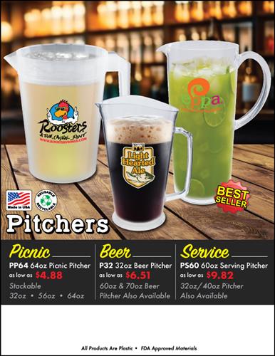 Buckets &amp; Pitchers