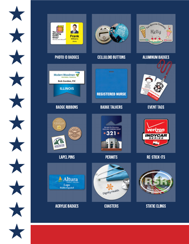 USA Made Badges, Tags, Pins, &amp; More!