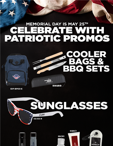 Order Early and Save for your Memorial Day Events!