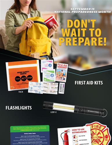 September is National Preparedness Month: Order Early!