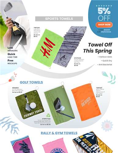 Spring Into Action with Custom Sports Towels
