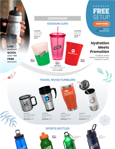 Limited-Time: Spring/Summer Drinkware