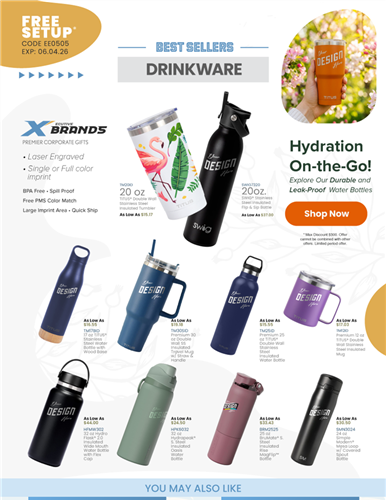 The Perfect Summer Giveaway-Explore Branded Drinkware