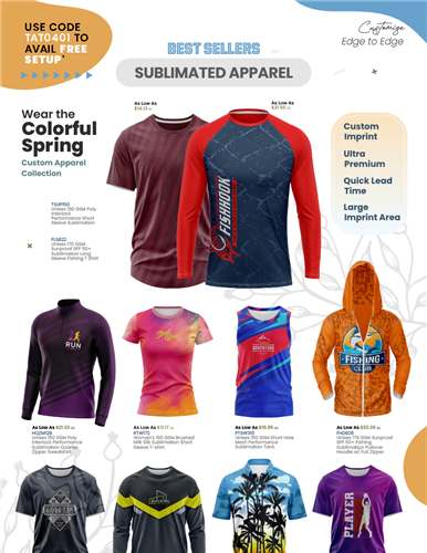 Bold Colors, Fresh Looks-Sublimated Apparel to Elevate Your Spring Wardrobe