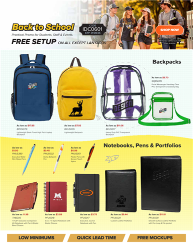 School Supply Season? Setup’s Free