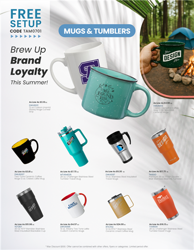 Cool Looks, Hot Days: Shop Mugs &amp; Tumblers