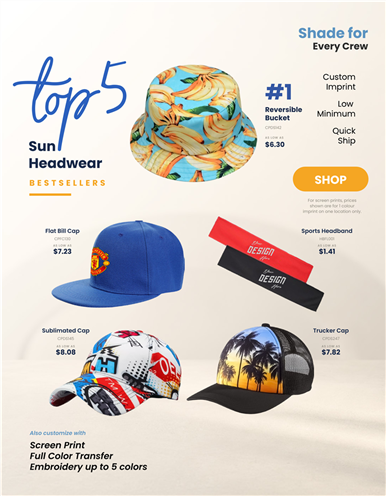 Top 5 Summer Headwear