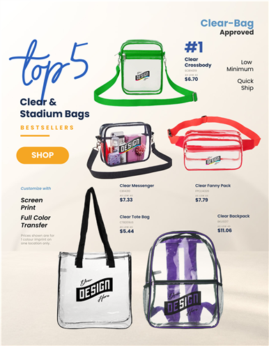 Top 5 Clear &amp; Stadium Bags