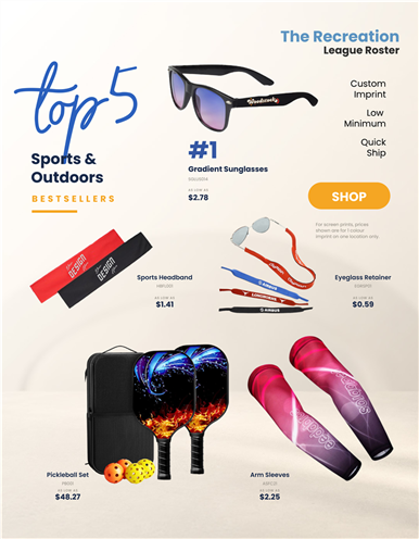 Top 5 Sports &amp; Outdoors