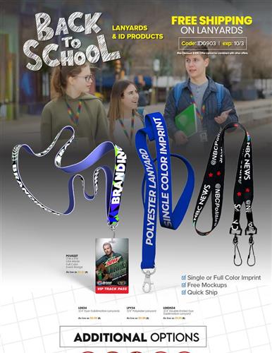 Back-To-School Essentials: Enjoy Free Shipping on Lanyards