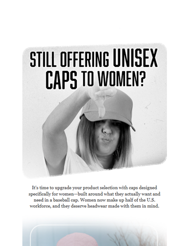 Stop Selling Unisex Caps to Women!