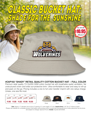 Classic Bucket Hat - Shade from the Sunshine