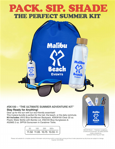 Pack. Sip. Shade.
