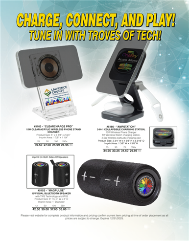 Charge, Connect &amp; Play!