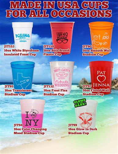 USA-Made Cups for Every Event