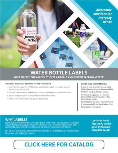 Water Bottle Labels