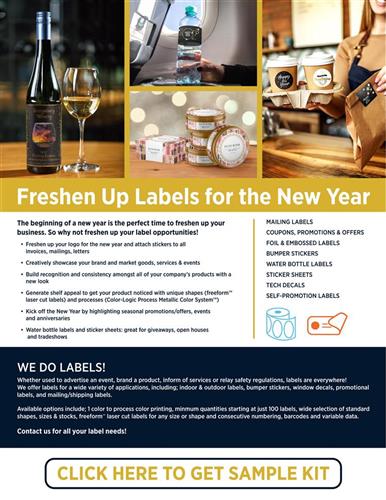 Freshen Up Labels for the New Year!