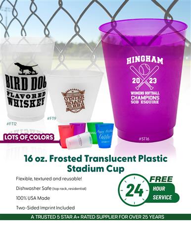 Put Some Fun in Your Event w/Translucent Plastic Cups