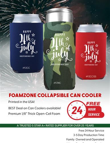 Sale on Best Selling Can Coolers w/Free 24 Hr. Svc.