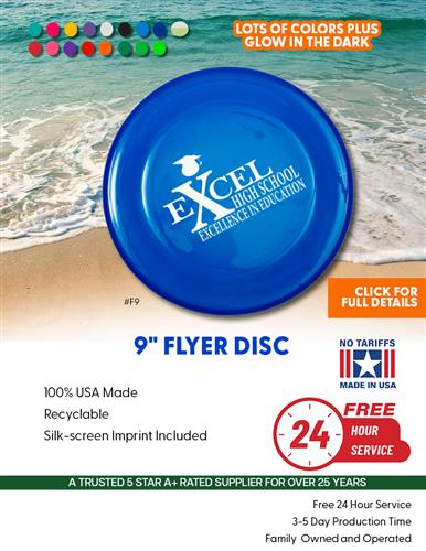 USA Made Flyer for Fun in the Sun w/Free 24Hr. Svc.