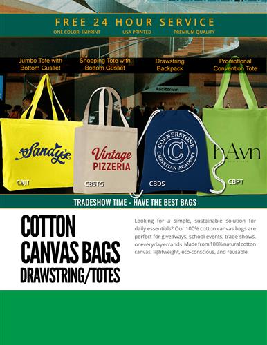 Lowest Prices on Rugged Canvas Tote Bags
